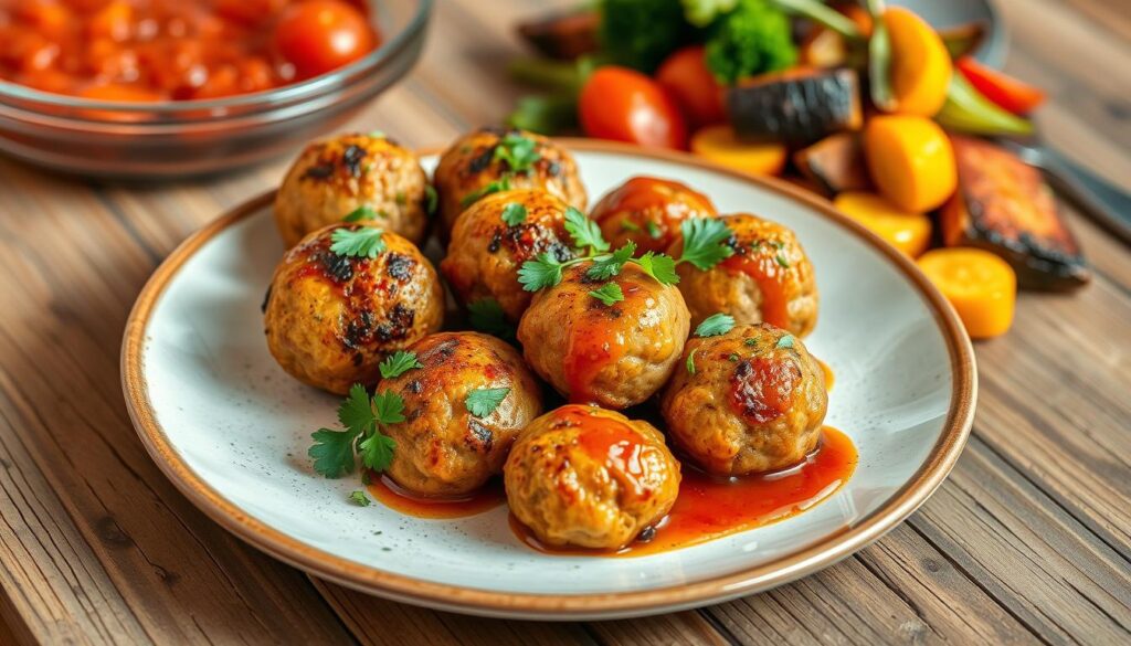 Baked Healthy Turkey Meatballs