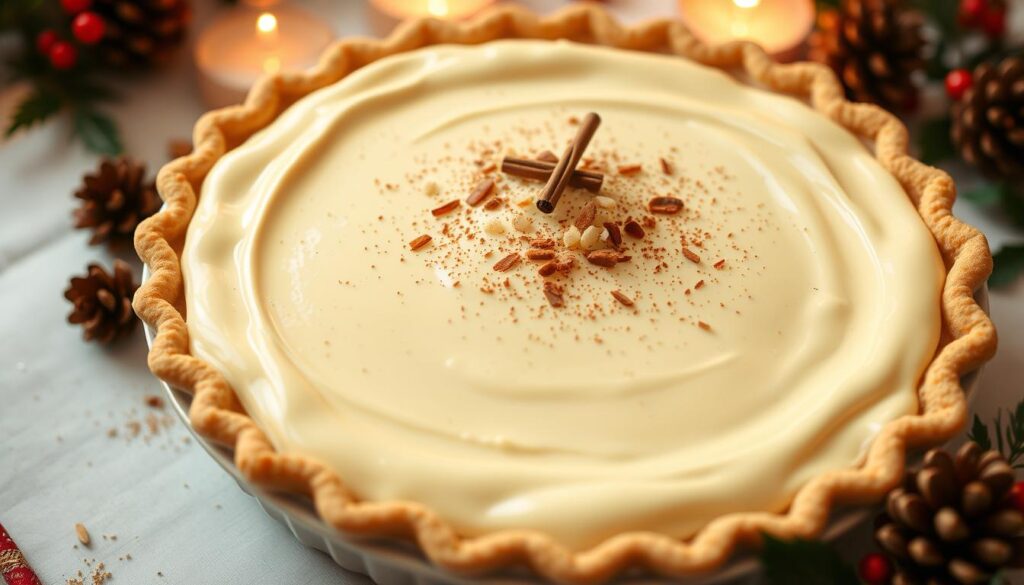 No-Bake Eggnog Pie