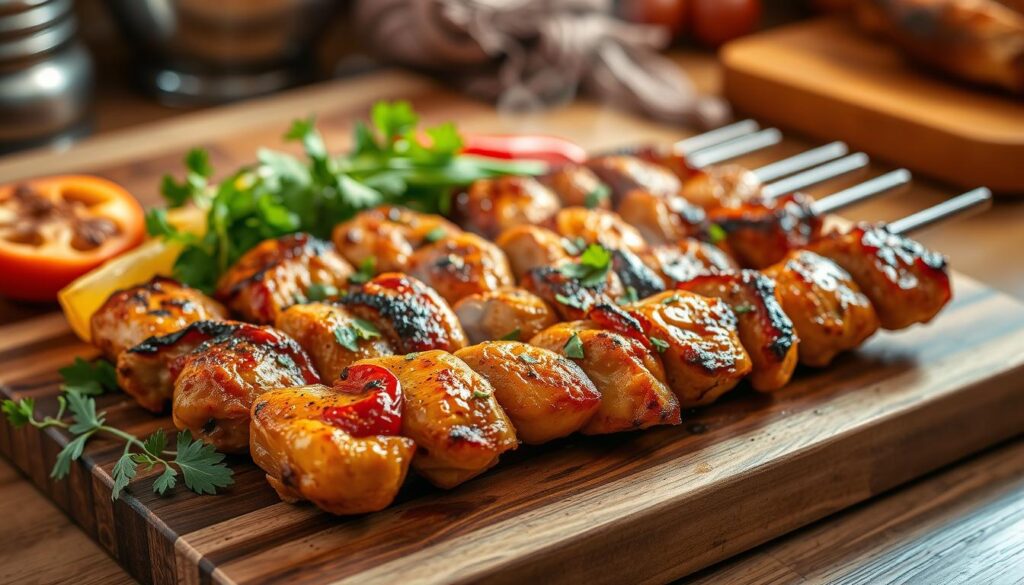 Oven-Baked Costco Chicken Skewers