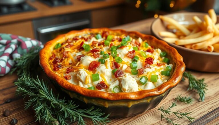 Delicious Crack Chicken Casserole served in a baking dish