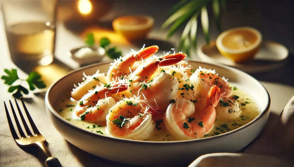 Shrimp Scampi with Cream