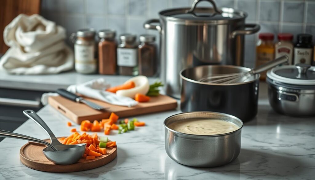 Kitchen Equipment for Turkey Soup