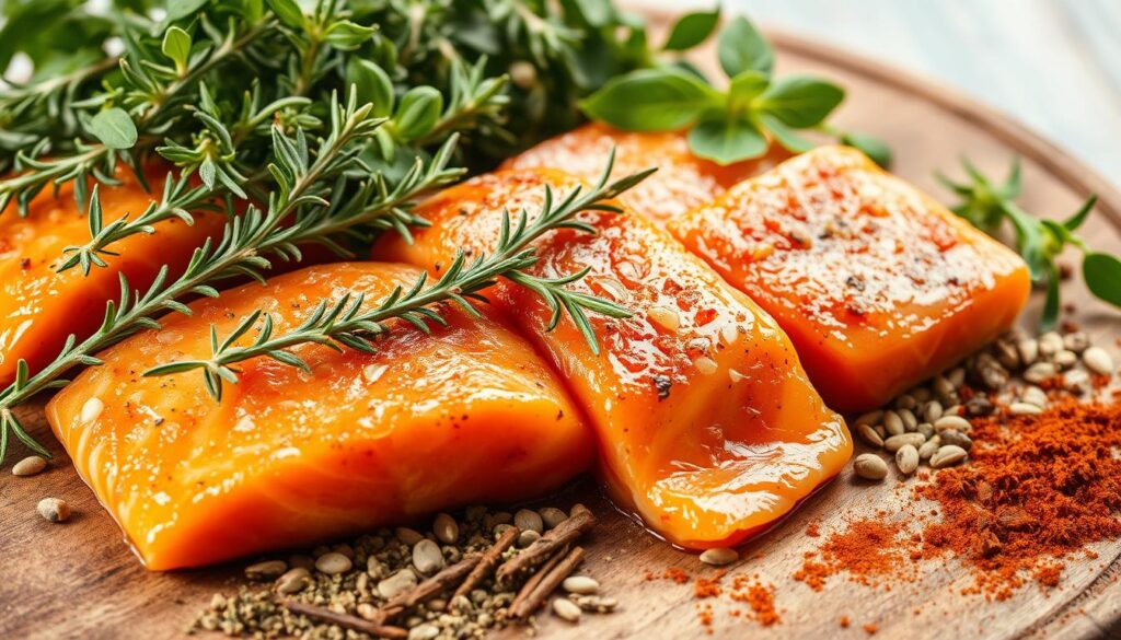 Mediterranean Salmon Marinade Herbs