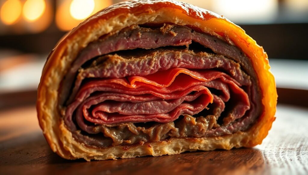 Prosciutto Layer in Beef Wellington