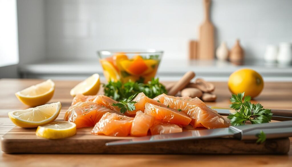 Salmon Ceviche Recipe Preparation