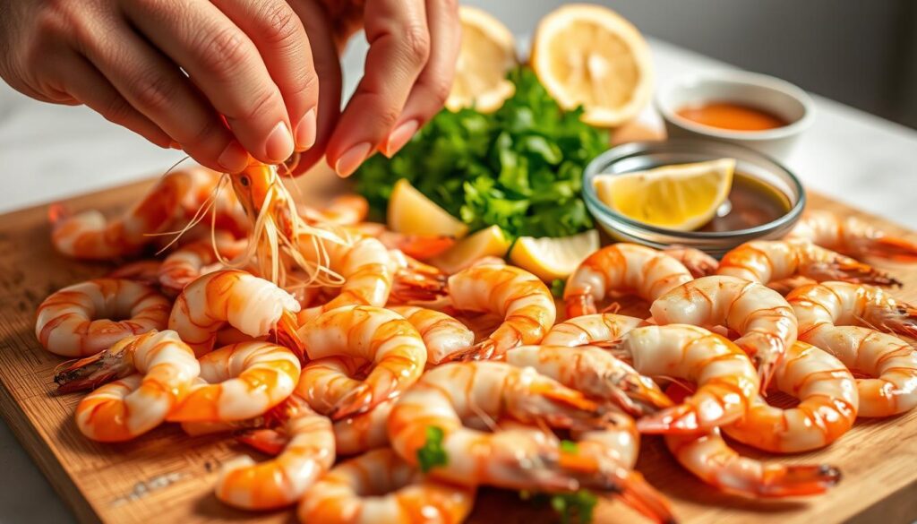 Shrimp Preparation for Seafood Salad