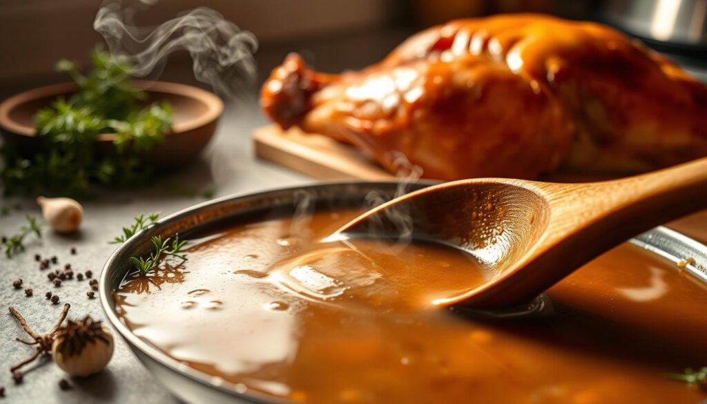 Turkey Neck Gravy Preparation