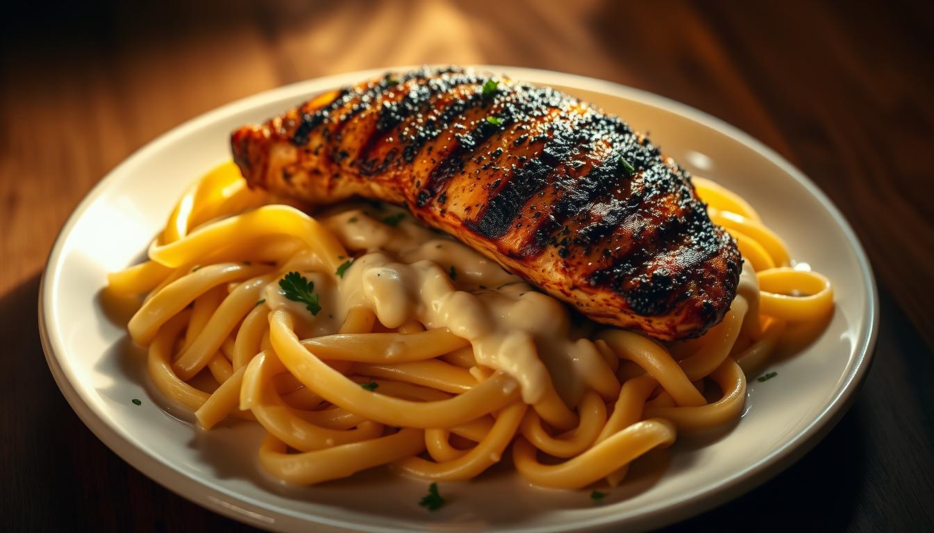 blackened chicken alfredo​